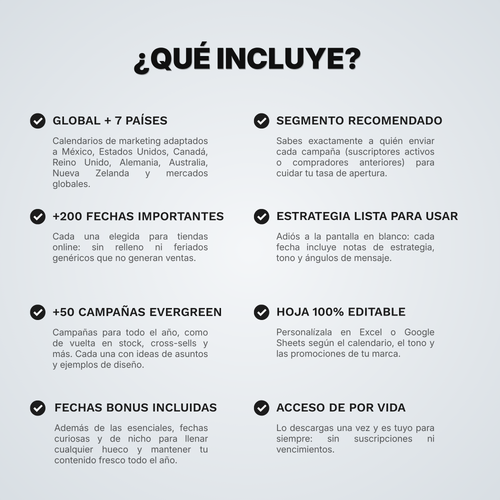 Calendario de Email Marketing